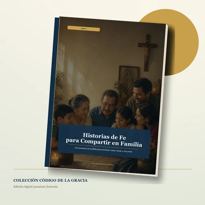 Mockup de Historias de Fe para Compartir en Familia