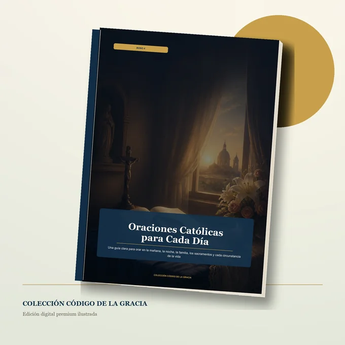 Mockup de Oraciones Católicas para Cada Día